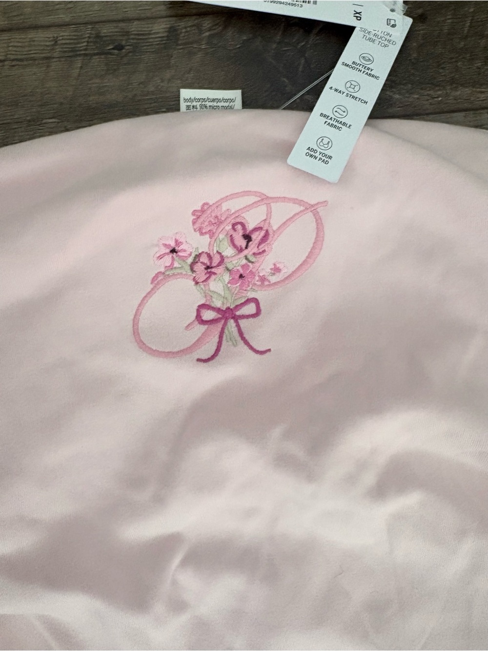Victoria’s Secret PINK Tube Top+ Wide Leg Sweatpants Joggers NEW NWT. XS